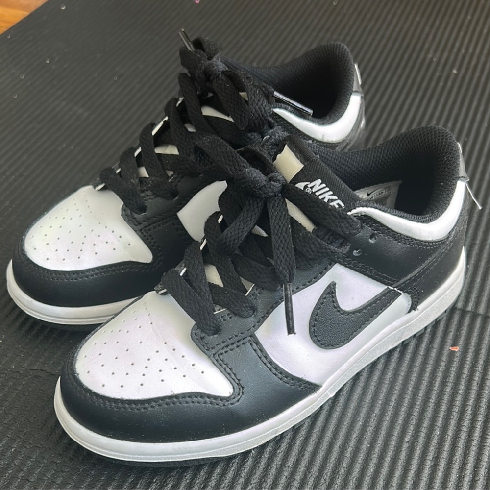 Nike Kids Black and White Athletic Sneakers